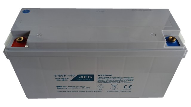 ΜΠΑΤΑΡΙΑ AEG Motive 6-EVF-150 ΒΑΘΕΙΑΣ ΕΚΦΟΡΤΙΣΗΣ VRLA GEL 12V180AH c20