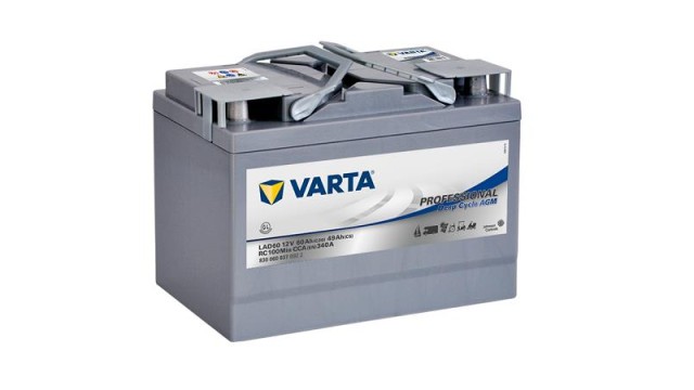 ΜΠΑΤΑΡΙΑ LAD60 VARTA DEEP CYCLE AGM 60AH