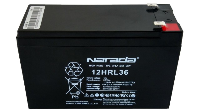 ΜΠΑΤΑΡΙΑ NARADA 12HRL36 ΤΑΧΕΙΑΣ ΕΚΦΟΡΤΙΣΗΣ VRLA AGM 12V9AH c10