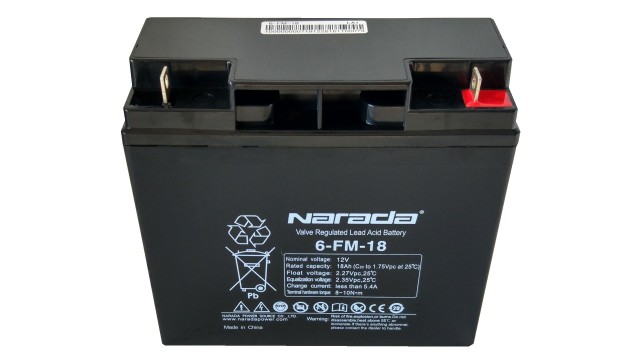 ΜΠΑΤΑΡΙΑ NARADA 6-FM-18 VRLA AGM 12V18AH c20