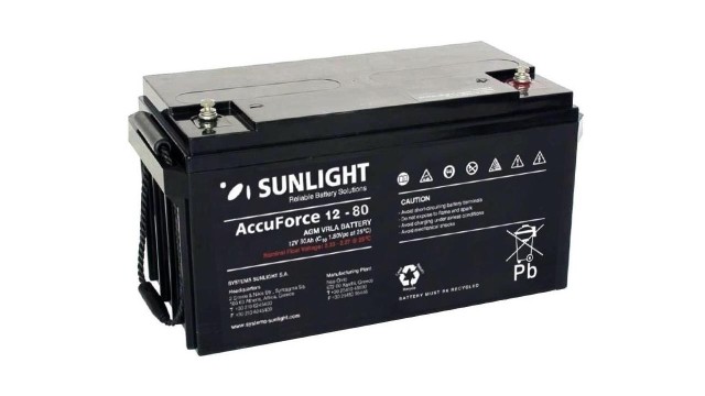 ΜΠΑΤΑΡΙΑ ACCUFORCE 12V80AH SUNLIGHT VRLA AGM