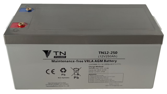 ΜΠΑΤΑΡΙΑ TN12-250 TIANNENG VRLA AGM