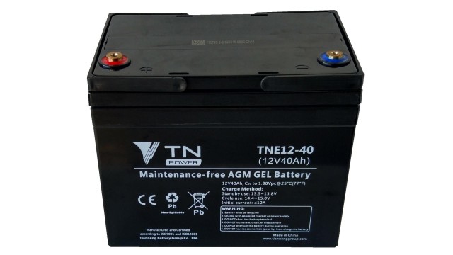 ΜΠΑΤΑΡΙΑ TNE12-40 TIANNENG VRLA AGM 12V 40AH c20