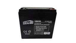ΜΠΑΤΑΡΙΑ 12DC25 YUSUBA VRLA AGM DEEP CYCLE 12V 25AH c20  ΓΙΑ ΗΛΕΚΤΡΟΚΙΝΗΣΗ