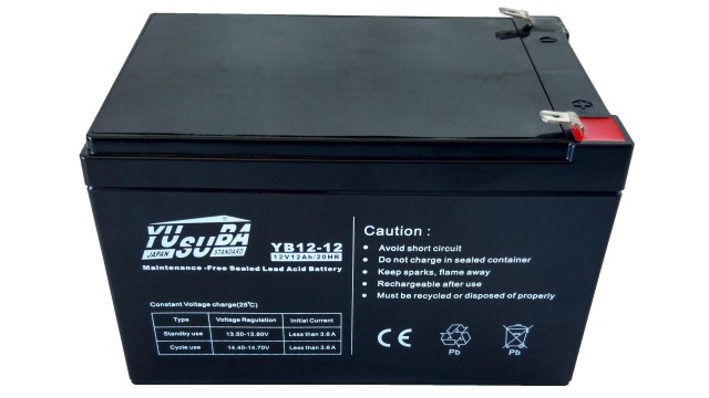 ΜΠΑΤΑΡΙΑ 12V12AH YUSUBA VRLA AGM