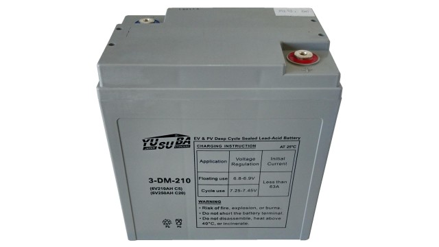 ΜΠΑΤΑΡΙΑ 3-DM-210 YUSUBA VRLA AGM 6V 210AH c5