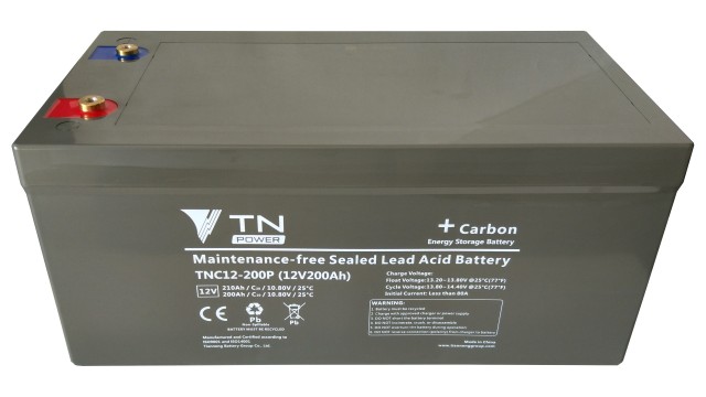TNC12-200P TIANNENG CARBON 12V260AH c100