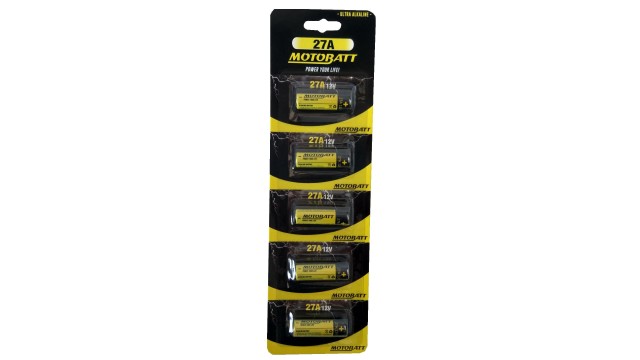 ΜΠΑΤΑΡΙΑ ΑΛΚΑΛΙΚΗ 27A 12V MOTOBATT (1 τεμάχιο)