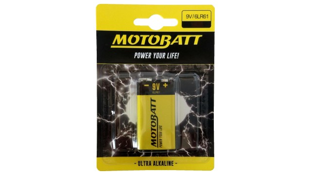 ΜΠΑΤΑΡΙΑ ΑΛΚΑΛΙΚΗ 6LR61 9V MOTOBATT (1 τεμάχιο)
