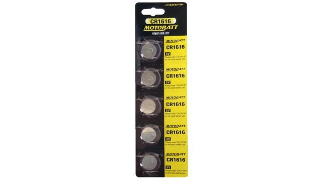 ΜΠΑΤΑΡΙΑ ΛΙΘΙΟΥ CR1616 MOTOBATT (1 τεμάχιο)