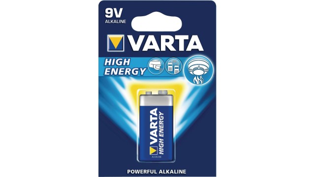 ΜΠΑΤΑΡΙΑ ΑΛΚΑΛΙΚΗ 9V 4922 VARTA HIGH ENERGY