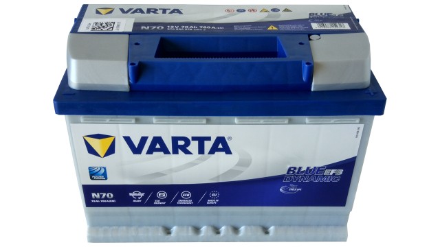 ΜΠΑΤΑΡΙΑ N70 VARTA BLUE EFB START-STOP 70AH