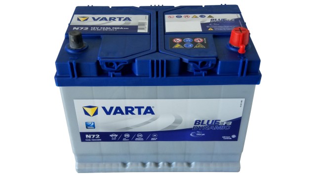 ΜΠΑΤΑΡΙΑ N72 VARTA BLUE EFB START-STOP 72AH
