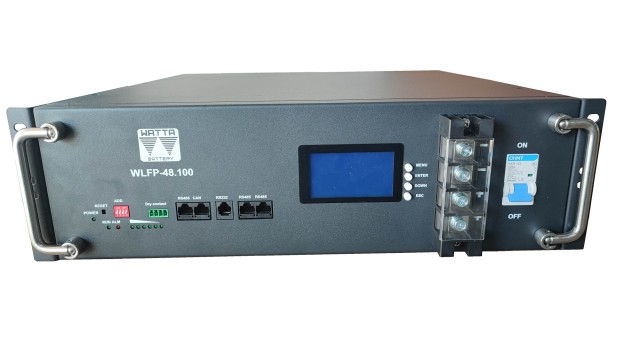 ΜΠΑΤΑΡΙΑ WATTA ΛΙΘΙΟΥ LiFePO4 WLFP-48.100RA 5.12KW 51.2V 100AH