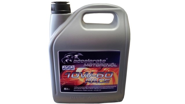 10W60 RACING API SN/CF · ACEA A3/B4 5 ΛΙΤΡΑ ACCELERATE