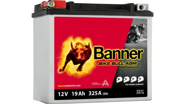 ΜΠΑΤΑΡΙΑ 51621 (ETX16) BANNER BIKE BULL AGM PRO