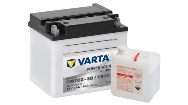 ΜΠΑΤΑΡΙΑ YB7C-A VARTA POWERSPORTS 12V 7AH