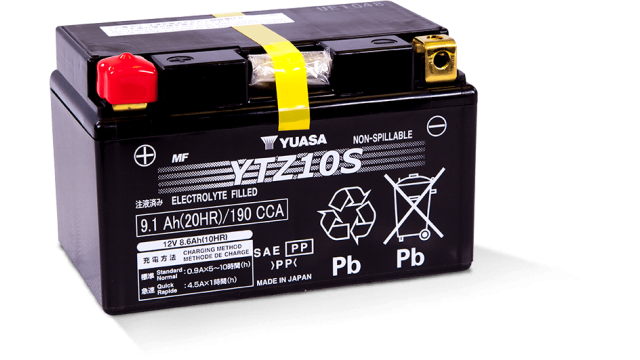 ΜΠΑΤΑΡΙΑ YTZ10S YUASA VRLA FACTORY ACTIVATED ( Made in Japan )