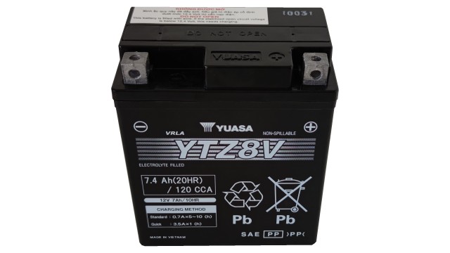 ΜΠΑΤΑΡΙΑ YTZ8V YUASA VRLA FACTORY ACTIVATED ( Made in Taiwan )