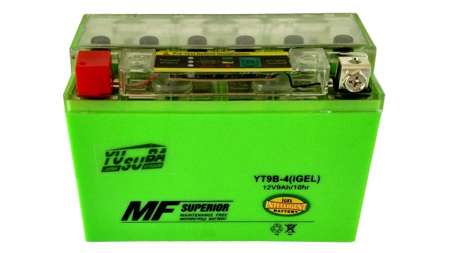 ΜΠΑΤΑΡΙΑ YT9B-BS YUSUBA GEL  12V 9AH